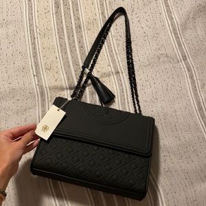 Tory Burch Fleming Matte Convertible Shoulder Bag